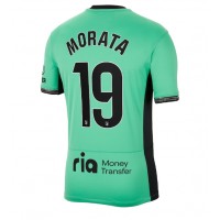 Fotballdrakt Herre Atletico Madrid Alvaro Morata #19 Tredjedrakt 2023-24 Kortermet